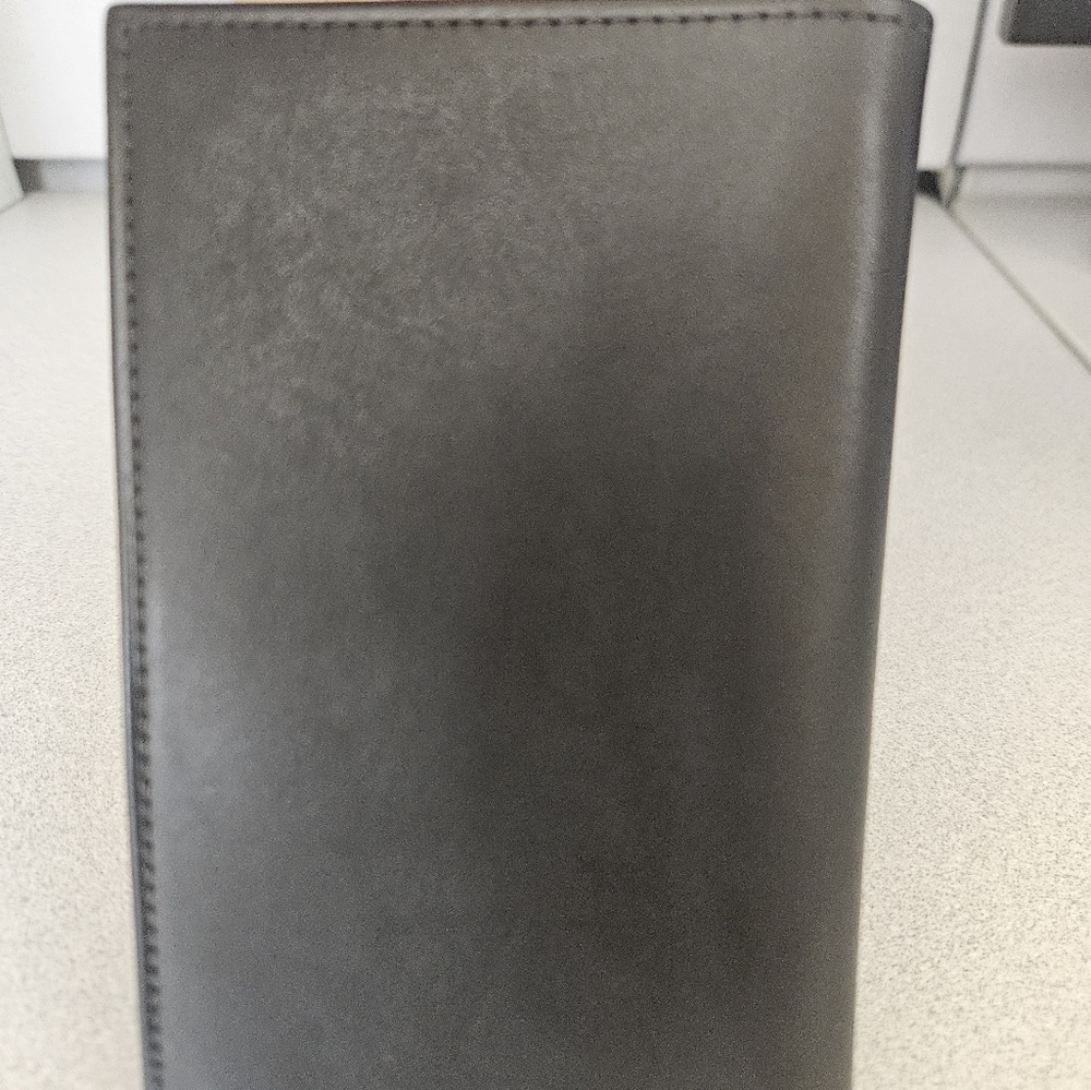 NIB Vintage Coach Pocket Diary Address Book Black Leather Wallet - Picture 3 of 13